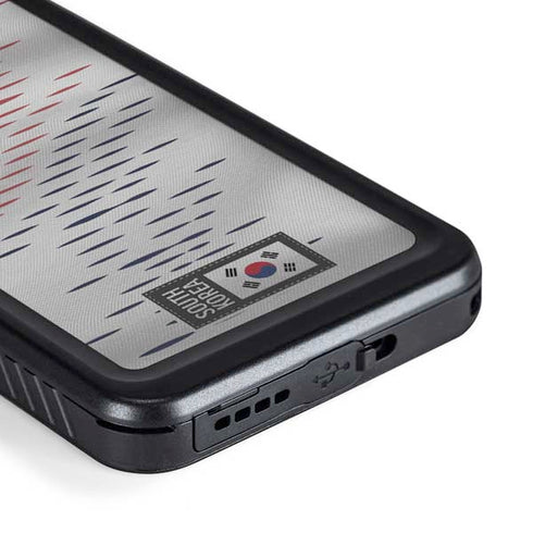 South Korea Soccer Flag Galaxy S23 Plus Waterproof Case